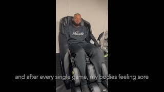 Gabe Davis Buffalo Bills Ogawa Massage Chair Review [upl. by Granny]