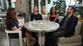 BETRAYAL Stars Tom Hiddleston Zawe Ashton and Charlie Cox Relish Their Love Triangle [upl. by Pirri]