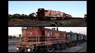 Older videos of trains at Whyalla Steel Works and The Stonie South Australia [upl. by Loretta]