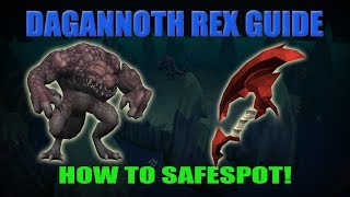 Dagannoth Rex Low Level Guide  Ironman Safespot Method Runescape 3 [upl. by Irabaj]