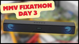 MMV November 2024 Fixathon Day 3  Faulty Groove Bluetooth Soundbar Speaker [upl. by Armelda]