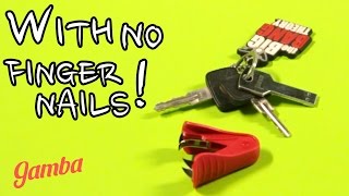 How to Put a Key to a Keyring  Life Hacks [upl. by Farland]