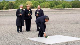 President Obama Visits Buchenwald Concentration Camp [upl. by Grimaud164]