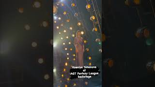 Backstage  AGT Fantasy League  Kseniya Simonova agt [upl. by Saoj]