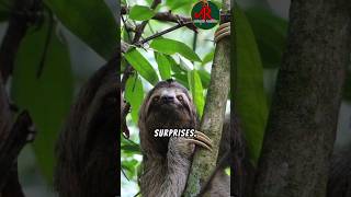 Threetoed sloth are only animal that have internal organs attached to their ribs watch more facts [upl. by Annahsor]