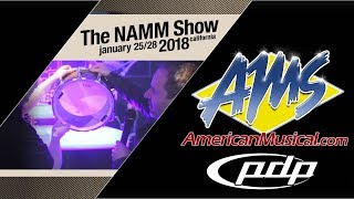 PDP Snare Drums  AMS at NAMM 2018 [upl. by Enilasor]