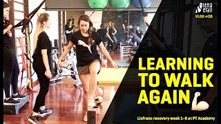 VLOG26 Learning to walk again Lisfranc recovery week 18 at PT Academy [upl. by Nevak]