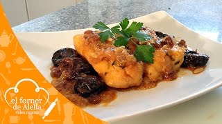 Bacalao con ciruelas pasas y piñones [upl. by Dwan]