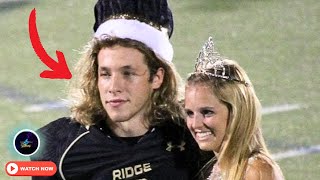 High School quarterback does something shocking seconds after hes crowned homecoming king [upl. by Ennaus494]