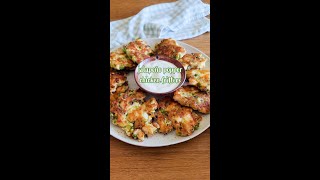 Jalapeño Popper Chicken Fritters [upl. by Kittie]