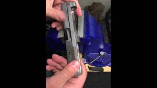 Sig Sauer SP2022 Internal Extractor Removal [upl. by Cesare253]