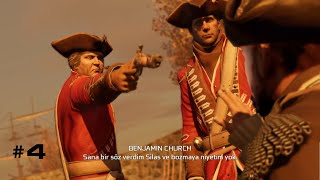 KÖLE TACİRİNE ÖLÜM ASSASSINS CREED 3 REMASTERED TÜRKÇE BÖLÜM 4 [upl. by Janeen]