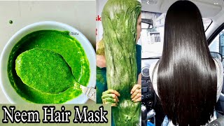 Neem Hair Mask  Best Hair Mask For Dandruff  Dandruff Hair Mask  DIY By Shikha [upl. by Ydnic952]