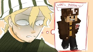 Philza Looking For Revivedbur Dream Smp Animatic [upl. by Airdnaz484]