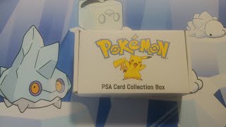 Pokemon PSA Card Collection Box Opening [upl. by Acirderf13]