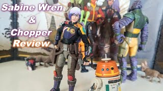 Sabine Wren and Chopper 2 Pack  The Vintage Collection  Star Wars Toy Review [upl. by Camm]