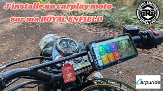 Jinstalle un carplay moto sur ma Royal Enfield [upl. by Yelroc417]