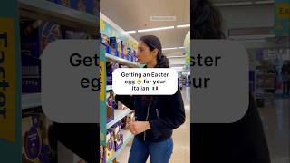 Getting and Easter egg for an Italian 🇮🇹 shorts indianitaliancouple [upl. by Kreis]