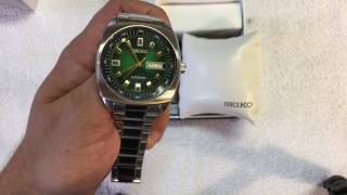 Seiko SNKM97 Vintage Style Watch Review [upl. by Cyler]