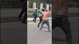 Conductor Agredido vs Agentes de Transito Trifulca [upl. by Jillie974]