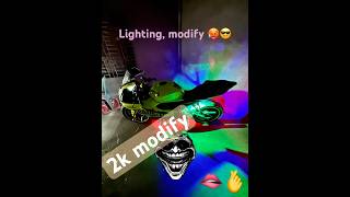 ami jokhon boro vai ar bike lights modifykoryy daiii 🫦bikee dakhtyy onk joss lage 🥵🫰 lightkit [upl. by Retniw]