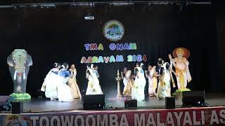 Toowoomba Malayali Association OnamAaravam 2024Thiruvathira [upl. by Vinita]