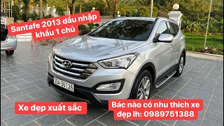 ĐÃ BÁN Mới về Santafe 2013 máy dầu nhập khẩu 1 chỉ đẹp miễn chê Lh 0989751388 [upl. by Obe]