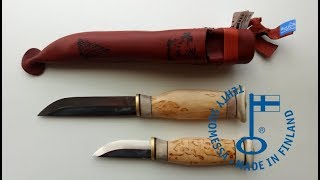 Puukko knife 3 from Finland  Kaksoispuukko [upl. by Assiruam864]