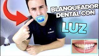 BLANQUEADOR DENTAL con LUZ ► 😬  FUNCIONA [upl. by Warms]