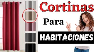 🥇 Modelos de Cortinas para dormitorios modernos y elegantes en amazon ✔️ Cortinas para habitaciones [upl. by Hgielram]