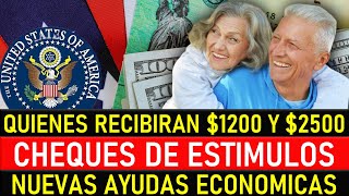 Quienes Recibirán un Cheque de Estimulo de 1200 y 2500 y A partir de Cuando [upl. by Anitselec]