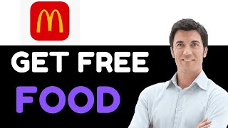 How to get free food from McDonalds using the app 2024 [upl. by Ahsemo]