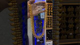 👌Latest Gold Mango Design Long Hara only 34 gms ✨️saishwethavlogs goldjewellerycollections [upl. by Cioban]