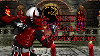 Últimate mortal kombat 3  sektor [upl. by Aderfla578]