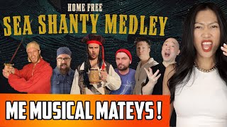 Home Free  Sea Shanty Medley Reaction  Argh Pirate Tunes [upl. by Ahsennod]