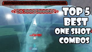 NEW Top 5 Best Combos For Boss Grind  Shindo Life [upl. by Annayek55]