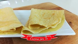 Crepes in Bottiglia  Ricette Facili e Veloci [upl. by Tlok]