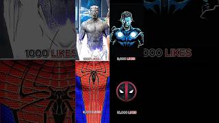 Who is favourite 🥰 😍🤩 blackpanther thor spiderman deadpool shortvideo shorts [upl. by Champagne]