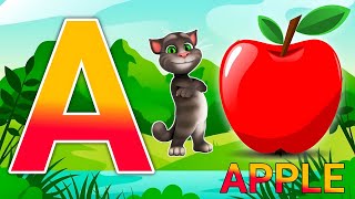 A for apple b for ball song abcd song abcd rhymes video abcd learning  abclearningsongs [upl. by Eveneg]