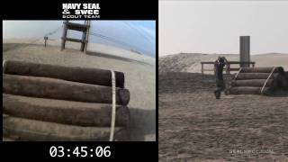 Obstacle Course Demo  Point of view helmet camera  SEALSWCCCOM [upl. by Alcina]