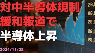 対中半導体規制緩和報道で半導体上昇 東京エレクトロンが日経平均の上昇に寄与 [upl. by Avi449]