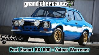 GTA 5 Fast Five  Ford Escort RS 1600 Warrener Car Build 39 [upl. by Mcroberts475]