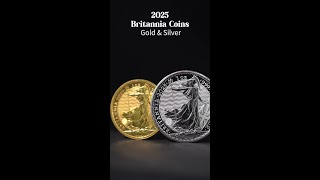 2025 Great Britain 1 oz Silver amp Gold Britannia Coins  Iconic British Masterpieces [upl. by Ethbinium]