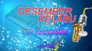 Desember Kelabu Karaoke Nostalgia  Yuni Shara Karaoke Nada Wanita [upl. by Aihtnis]