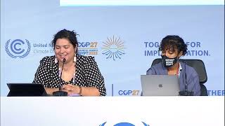 Accelerating a Feminist Green New Deal  COP27 Press Conference [upl. by Oniuqa]