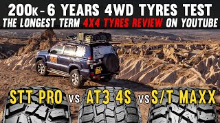 BEST ALL TERRAIN TIRES IN THE WORLD Circumnavigated the Globe👉 Cooper Stt PRO vs ST Maxx vs AT3 [upl. by Narda293]