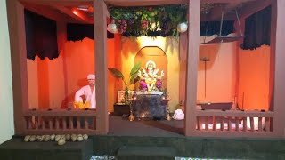 Sai Baba Shirdi decorationEcofriendly2022Ganpati decorationMorya [upl. by Ranice]