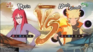 Karin vs naruto en Super difícil naruto [upl. by Annaillil]