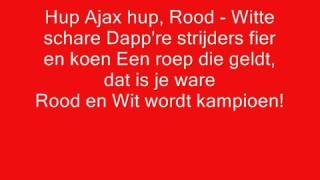 Ajax clublied met songtekst [upl. by Chyou]