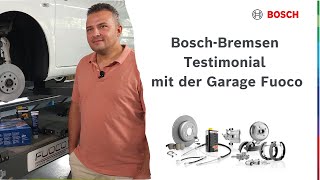 Bosch Bremsen Testimonial Video Garage Fuoco [upl. by Farnsworth]